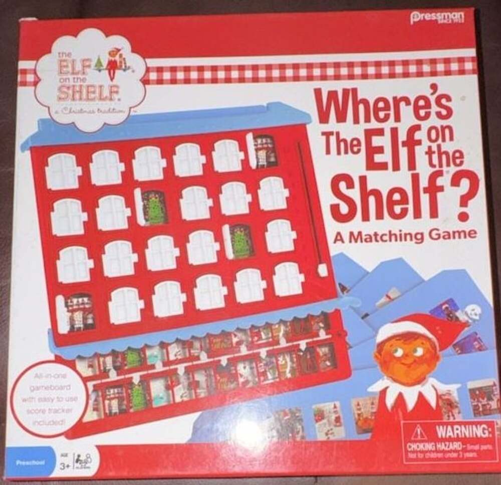 Where's The Elf on the Shelf? A Matching Game by Pressman